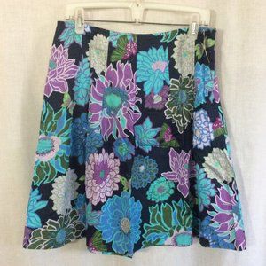 Attention Floral Cotton Skirt Size 10 Flowers New